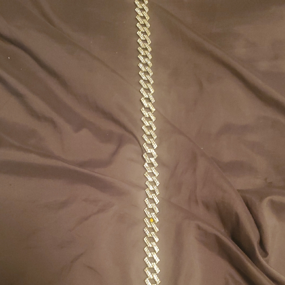 Silver and Gold Rhinestone Belt